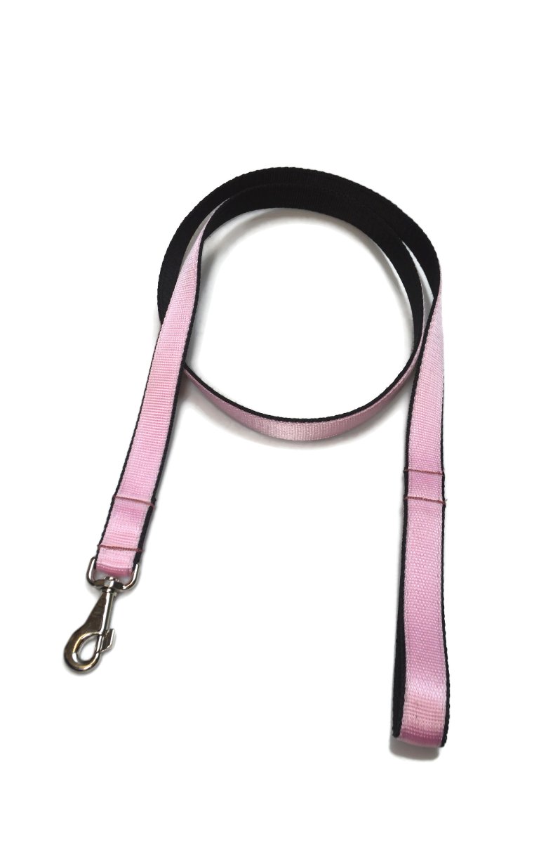 Smycz podwójna ALIZOO A-201, 30 mm x 180 cm jasnoróżowa