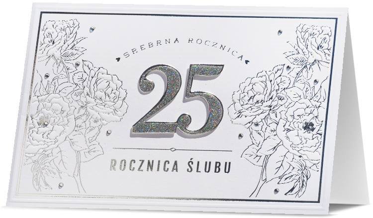 Kartka z okazji 25 Rocznicy Ślubu HM 2088