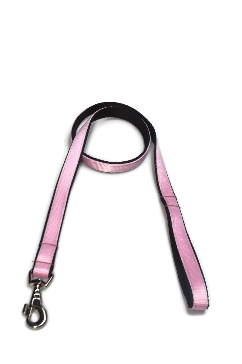 Smycz podwójna ALIZOO A-197, 25 mm x 130 cm jasnoróżowa