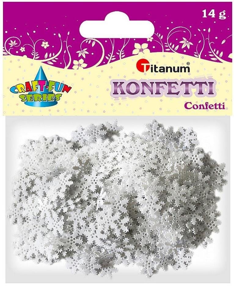 TITANUM Dekoracje TITANUM konfetti śnieg 284803