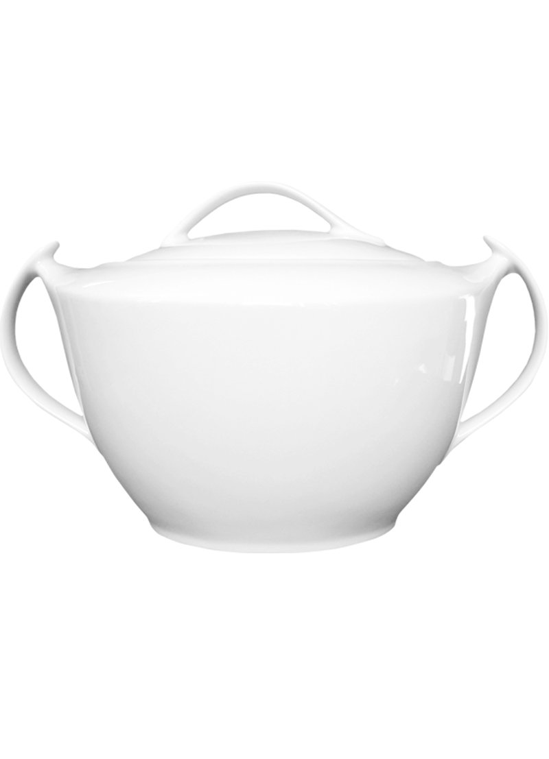 Chodzież Akcent waza 3l do zupy biała porcelanowa