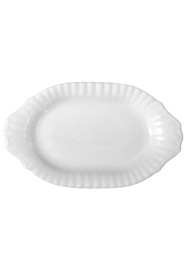 Chodzież IWONA PÓŁMISEK OWALNY 33CM BIAŁY C000 5903353327396