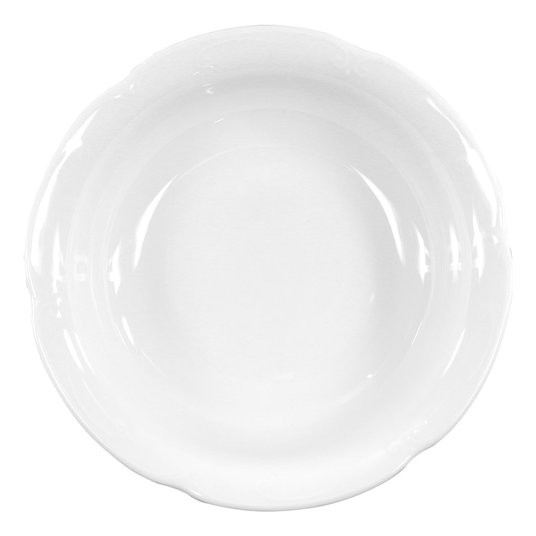 Salaterka okrągła 26 cm  Kamelia Biała C000