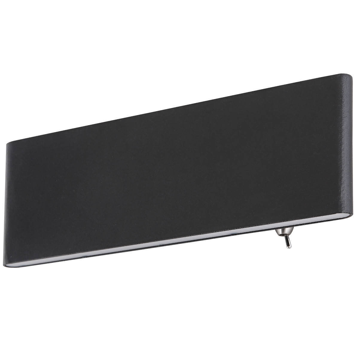 Globo Lighting LAMPA ścienna SIEGFRIED 41751-8B metalowa OPRAWA kinkiet LED 8W 3000K prostokątny czarny 41751-8B