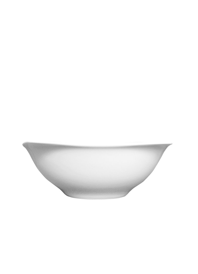 Salaterka kwadratowa 17 cm Akcent Biały C000