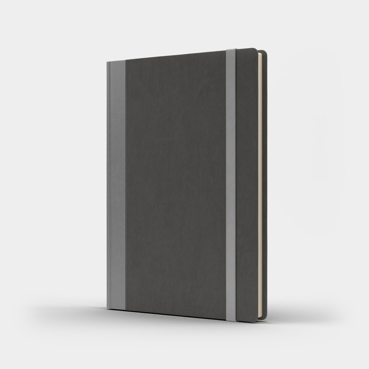 Like U Notatnik A5 Pro M+ kropki szary/srebny - Like U