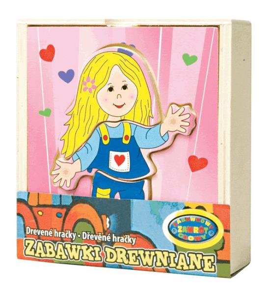 Dromader Układanka drewn. Dziewczynka.