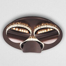 Rabalux Capriana LED Brąz | Kryształ 18W 4000K Lampa sufitowa 5050 5050