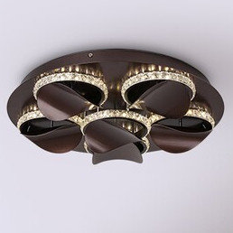Rabalux Capriana LED Brąz | Kryształ 36W 4000K Lampa sufitowa 5051 5051