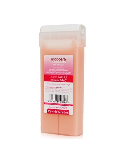 Arcocere Wosk Do Depilacji Różany z talkiem Rolka 100ml
