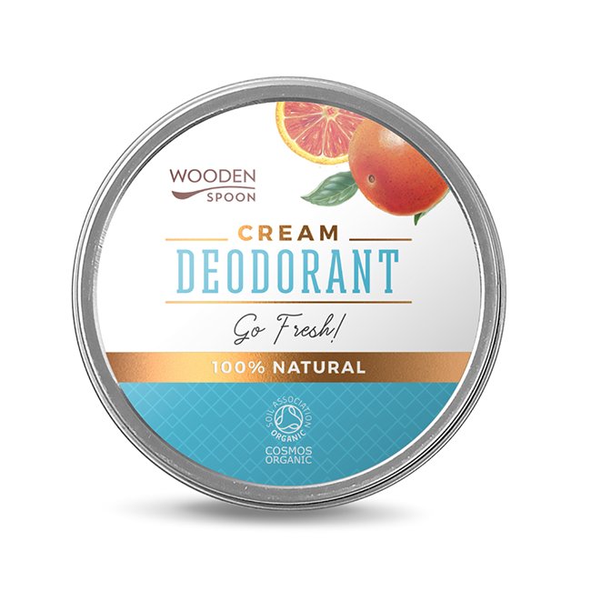 Wooden Spoon Dezodorant w kremie Go Fresh 60 ml