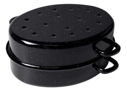 Emalia Polska Pleszew Brytfanna emaliowana Emalia Polska Pleszew z pokrywką 3 l