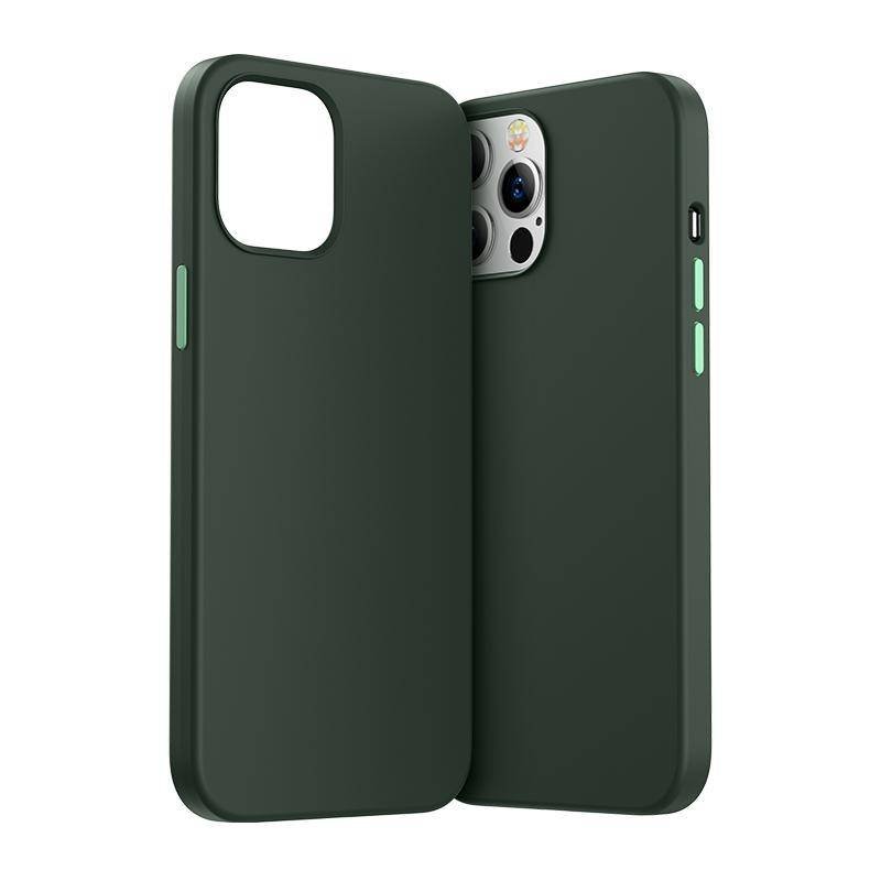 Joyroom Color Series ochronne etui do iPhone 12 Pro / iPhone 12 zielony (JR-BP799)