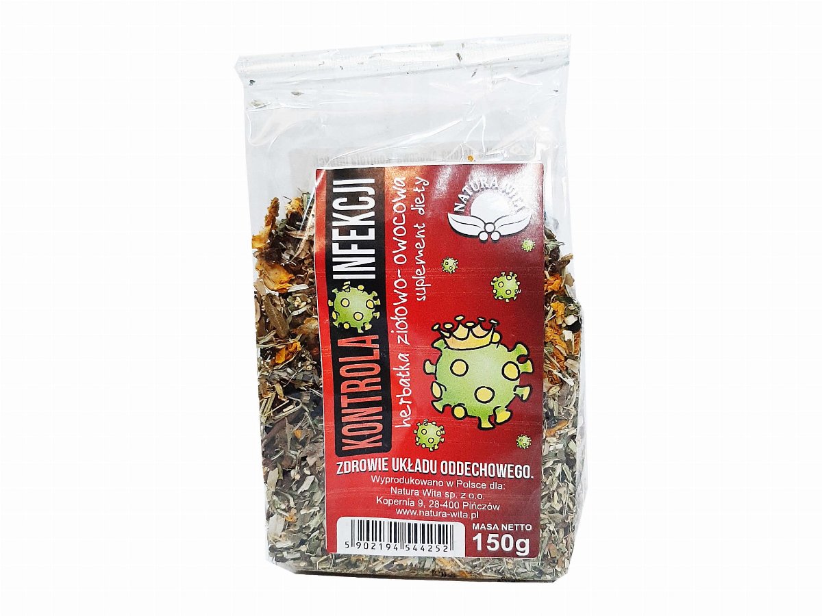 Kontrola Infekcji  Herbatka Ziołowo Owocowa 150G Natura Wita
