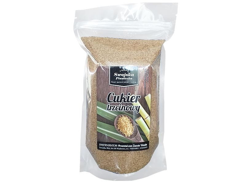 CUKIER TRZCINOWY Nierafinowany 1Kg Swojska Piwniczka