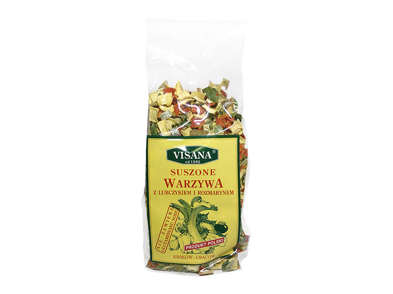 Visana Warzywa suszone z lubczykiem i rozmarynem 100g - 5903292379982