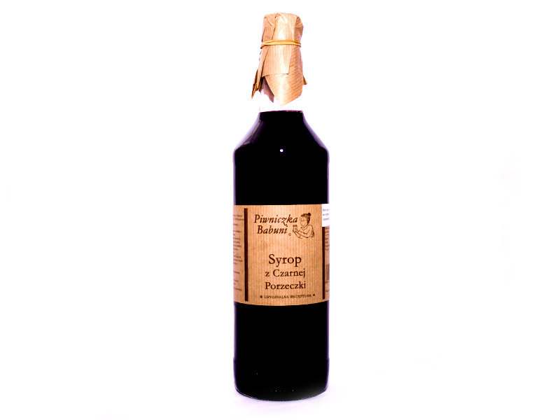 Syrop Czarna Porzeczka 1L Piwniczka Babuni