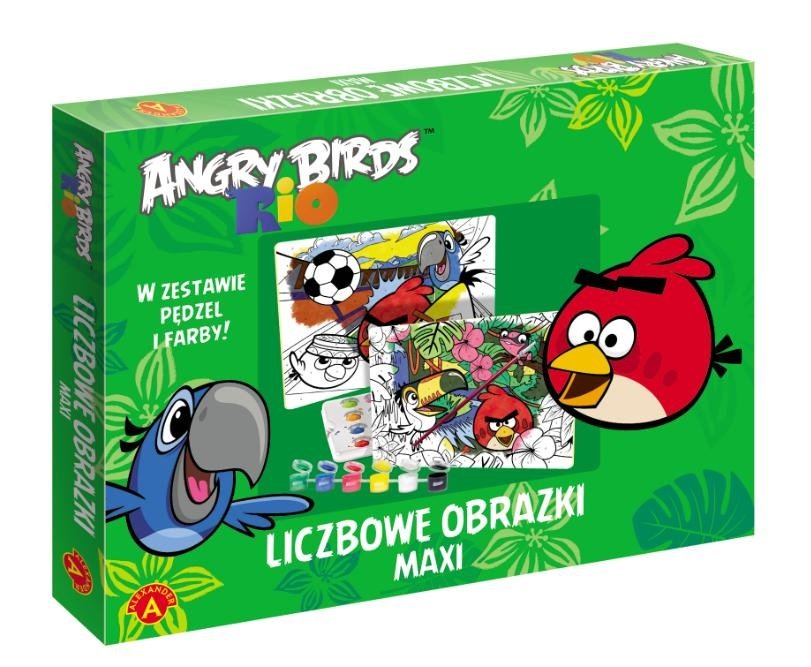 Alexander Angry birds rio. liczbowe obrazki maxi - wysyłka w 24h !!!