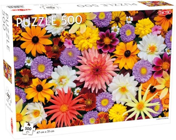 Tactic Puzzle Garden Flowers 500 -