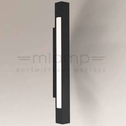 Shilo kinkiet łazienkowy LED Otaru 16W 1600lm 3000K czarny IP54 8086