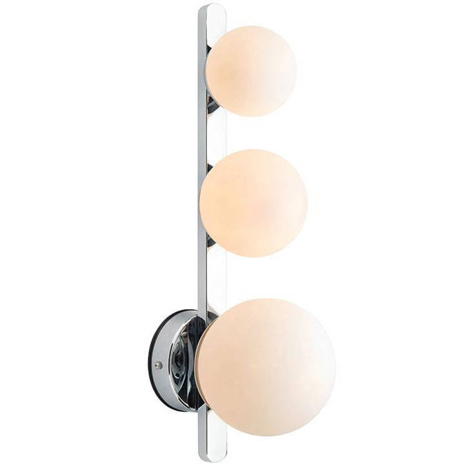 Markslojd kinkiet łazienkowy Puro 5L 5xG9 chrom/opal IP44 108069