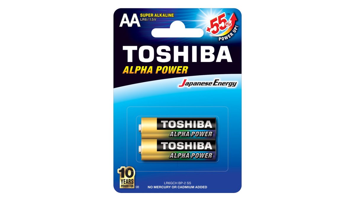 Toshiba Bateria Alpha Power AA R6 2szt 292761