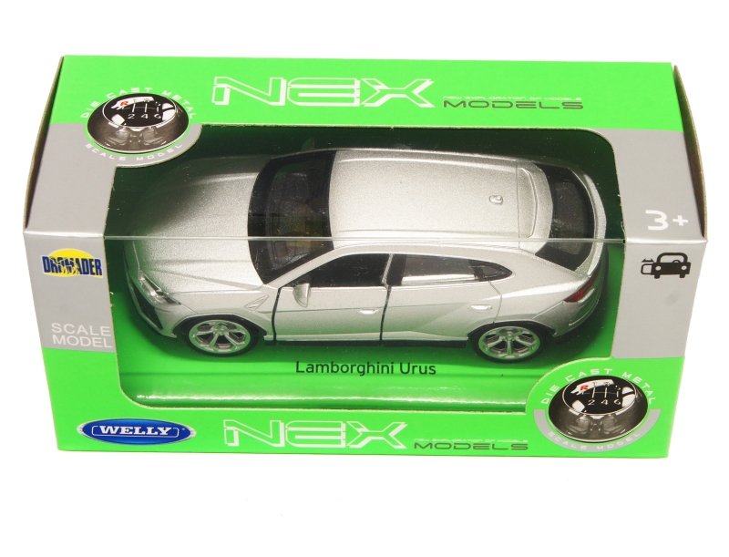 Welly 1:34 Lamborghini Urus - srebrny