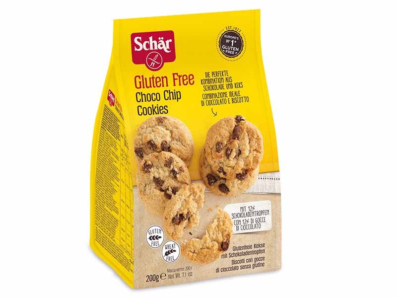 Schar CIASTECZKA Z GROSZKAMI CZEKOLADOWYMI CHOCO CHIP COOKIES 200g 8008698005491