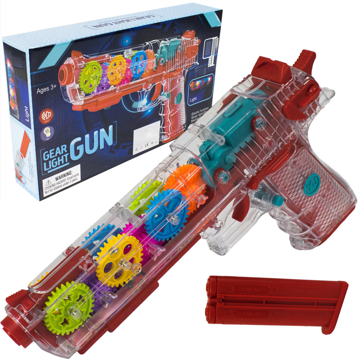 Ohzabawki, Pistolet na baterie ruchome zębatki