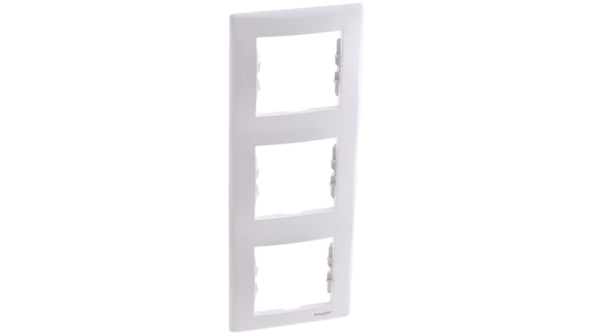 LEDart 3-krotna pionowa - Schneider Electric SEDNA SDN5801321, kolor biały