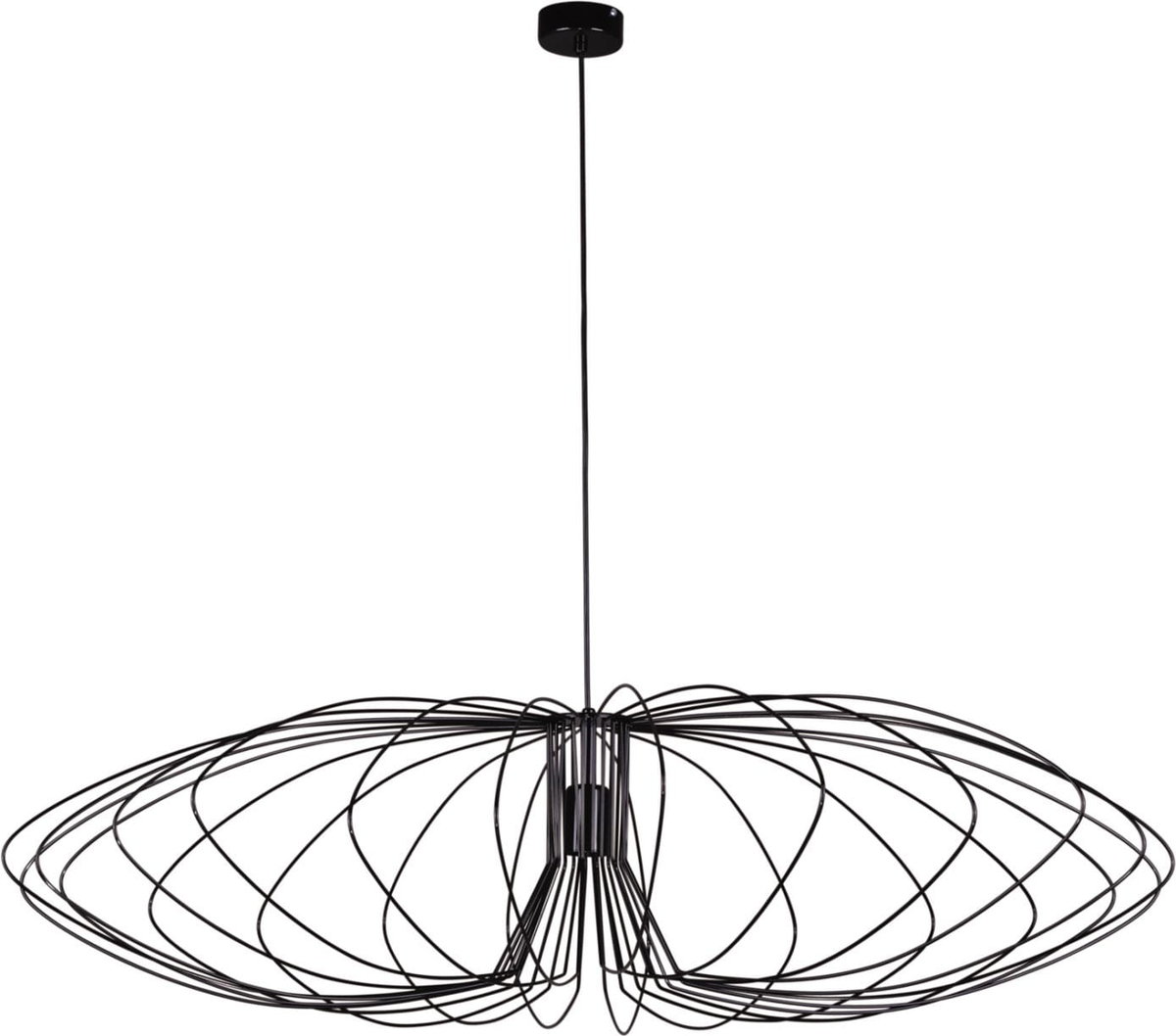 Kaja Tizi D110 lampa wisząca 1-punktowa czarna K-003408
