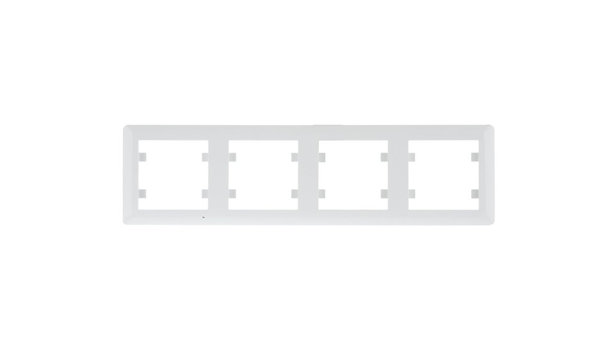 Hager Lumina 2 biały ramka 4 WL5240
