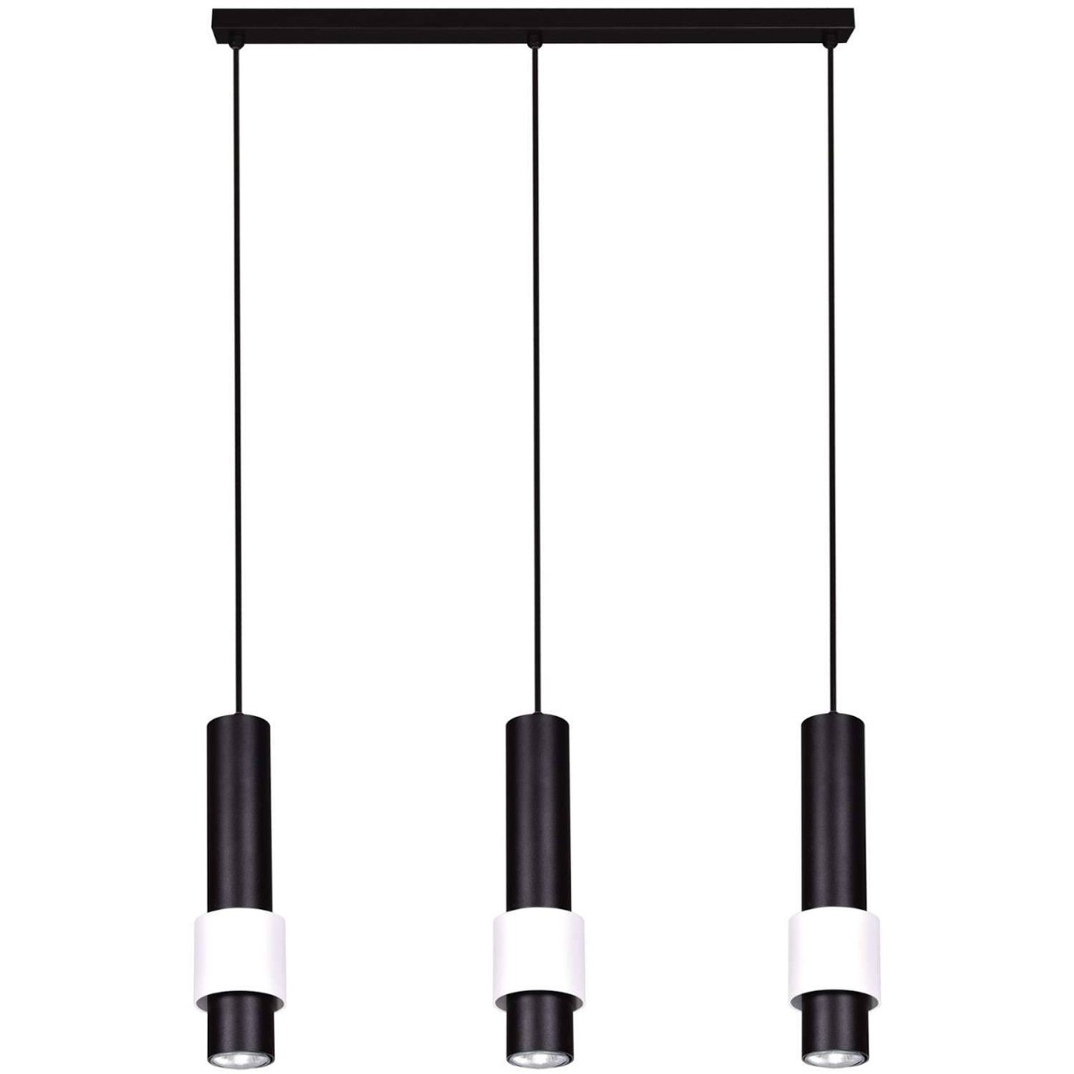 Kaja lampa wisząca K-4548 z serii ROLL 50W / GU10 czarny, biały 5901425511315