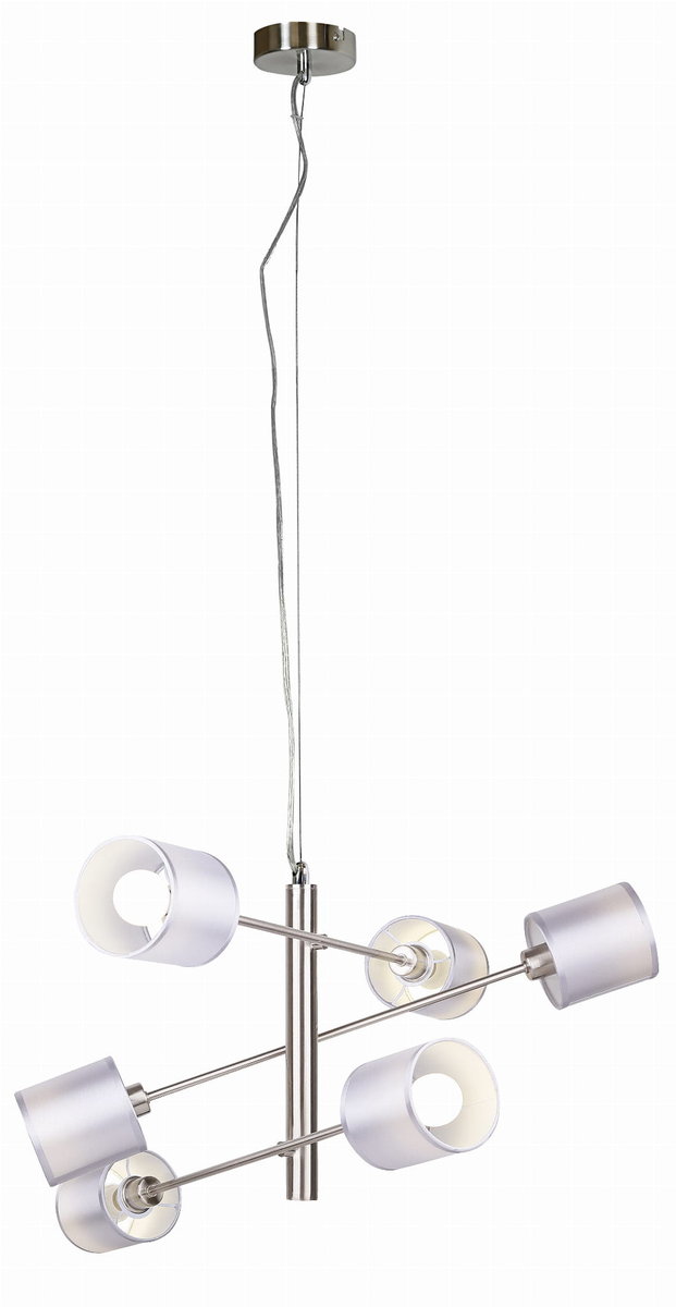 Candellux SAX LAMPA WISZĄCA LINKA 6X40W E14 SATYNA