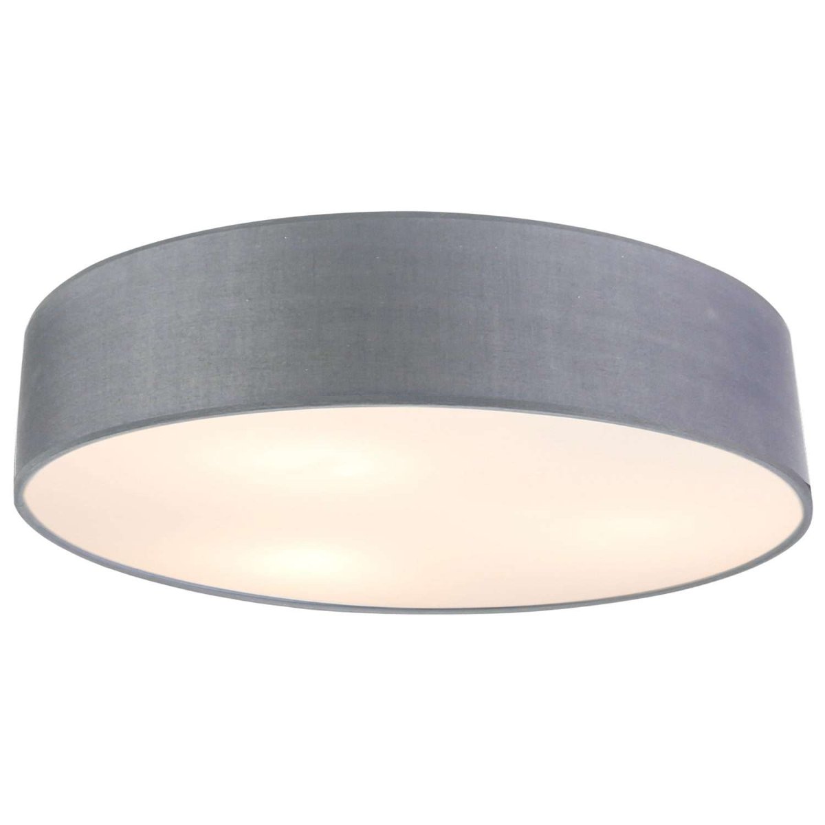 Candellux Plafon LAMPA sufitowa KIOTO 31-64684 abażurowa OPRAWA okrągła szara 31-64684