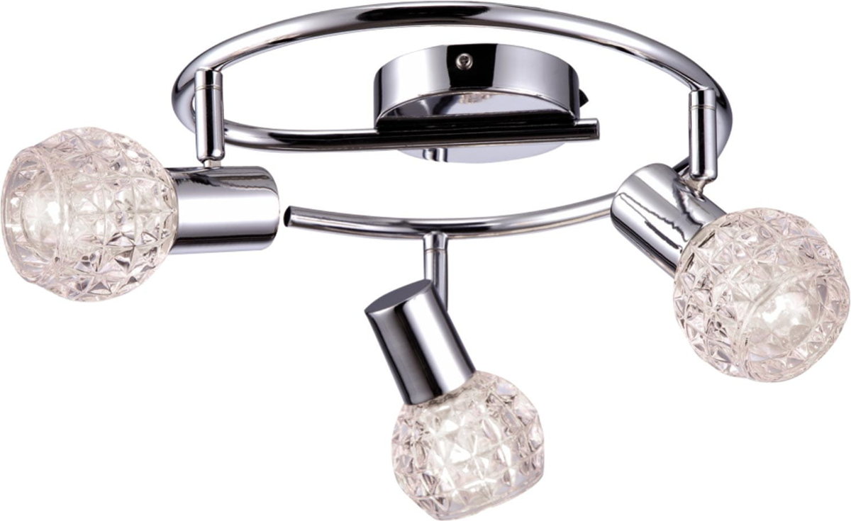 Kaja lampa sufitowa K-C9590A/3 z serii ALPINA 40W / E14 chrom 5901425586399