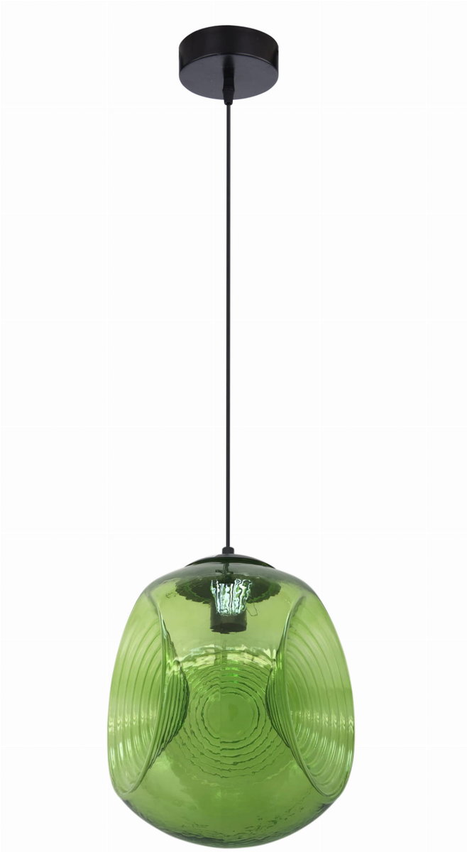 Candellux LAMPA wisząca CLUB 31-51226 szklana OPRAWA zwis zielony