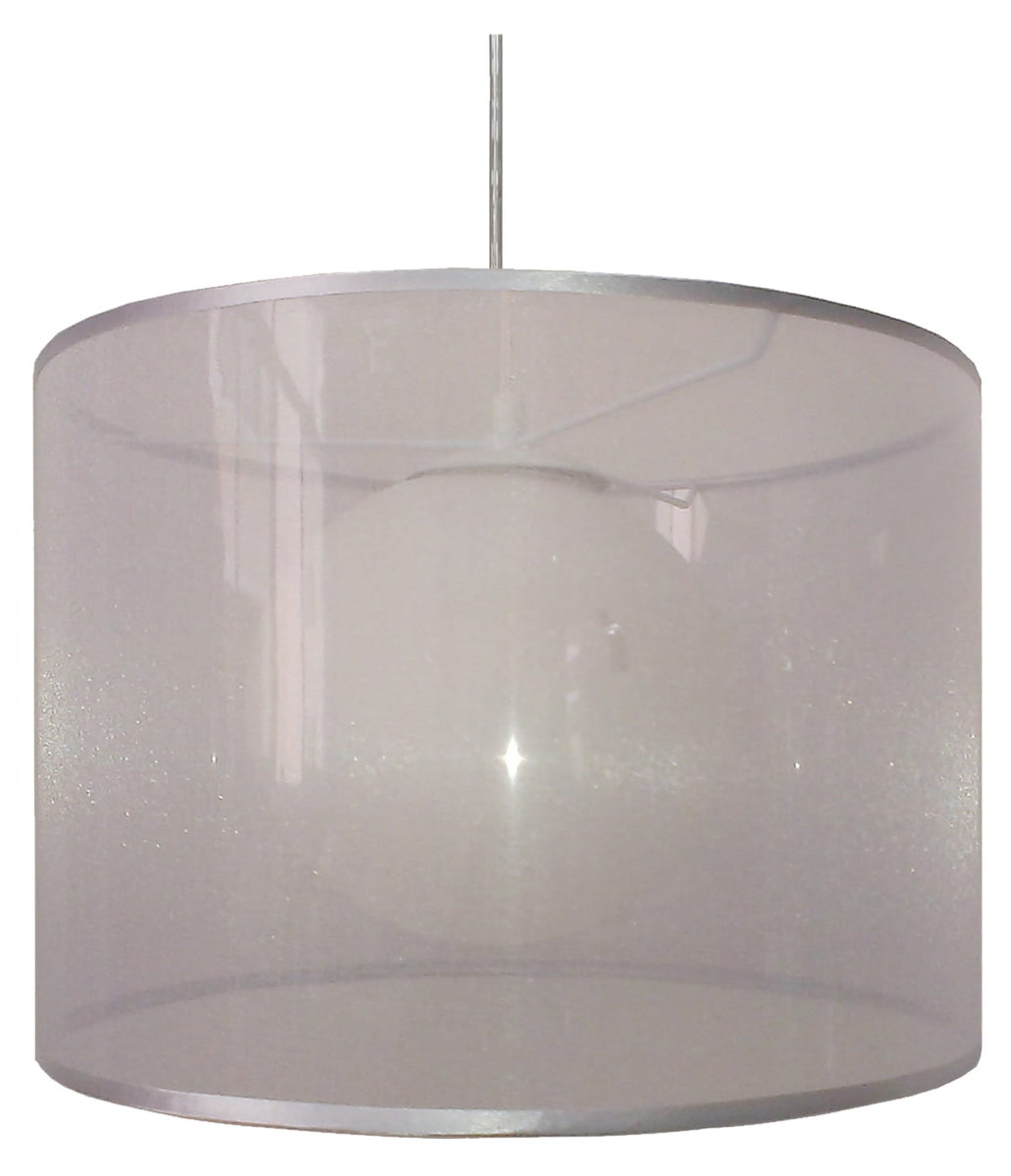 Candellux Zwis CHICAGO 37 1x60W E27 Srebrny, 31-24916,