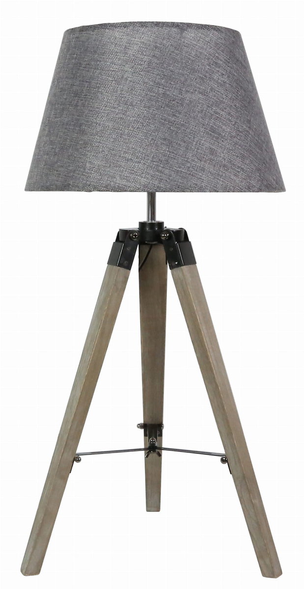 Candellux Lampka stołowa Lugano Szary