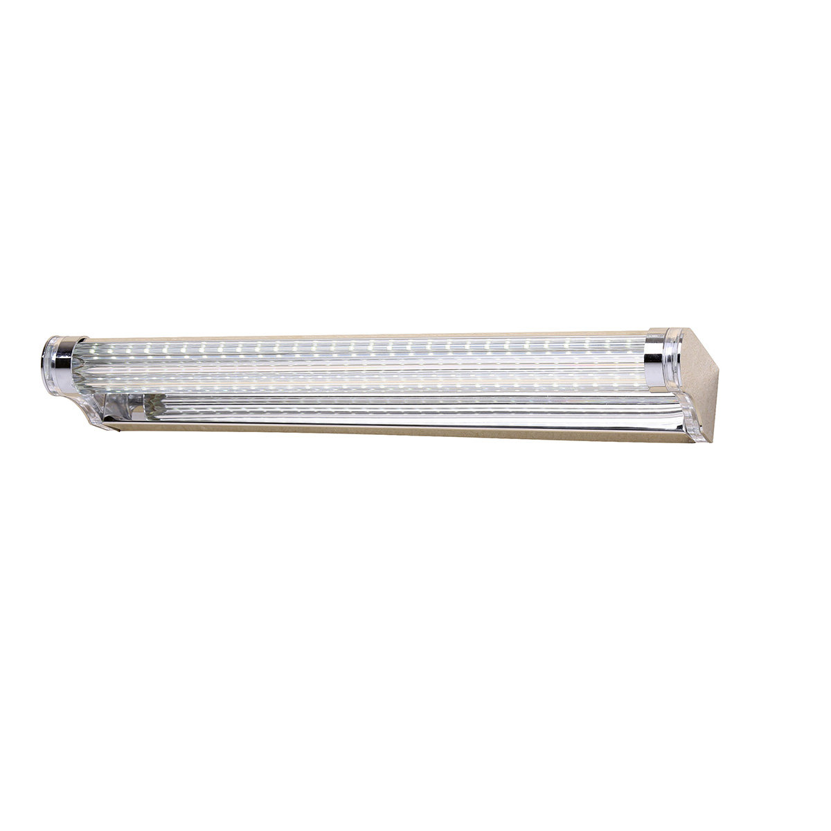 Candellux MODERNO Kinkiet 7W LED 40 CM STAL NIERDZEWNA POLEROWANA/AKRYL 20-40800