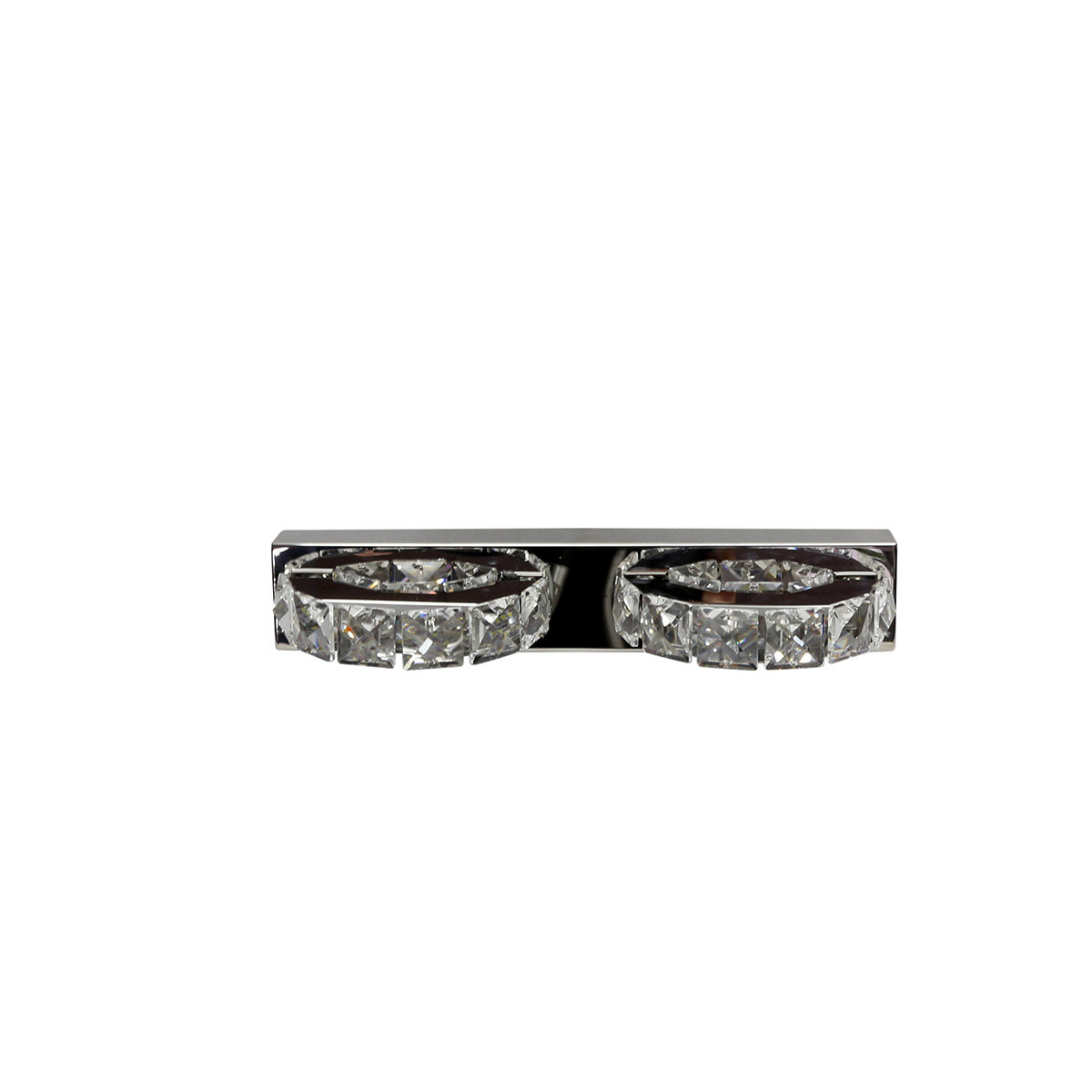 Candellux SHIPI KINKIET 2X3W LED KRYSZTAŁKI STAL NIERDZEWNA 22-45300