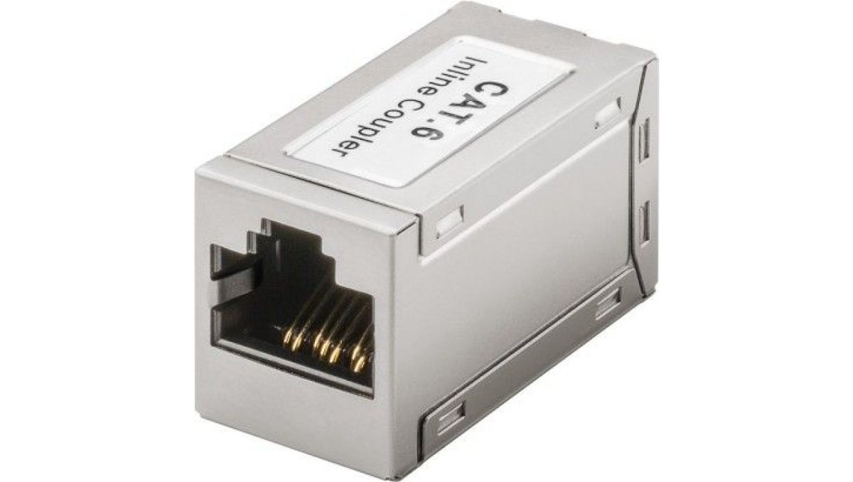 Goobay Goobay Adapter przelotka RJ45/RJ45 kat.6 ekranowany 15217 15217