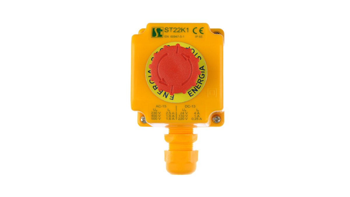 Spamel Kaseta sterownicza K1 z przyciskiem STOP ST22K105 ST22K105-1