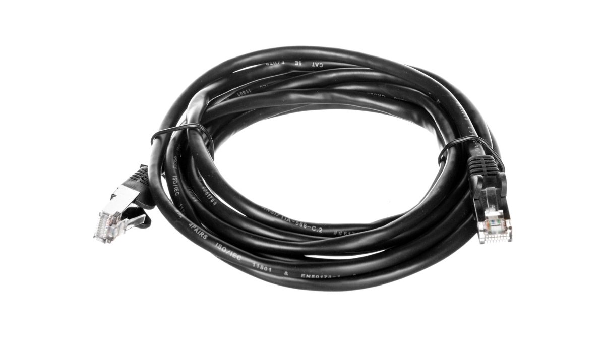 Goobay Cat5e UTP kabel sieciowy (2 X RJ45, 10 m) Czarny 4040849686450