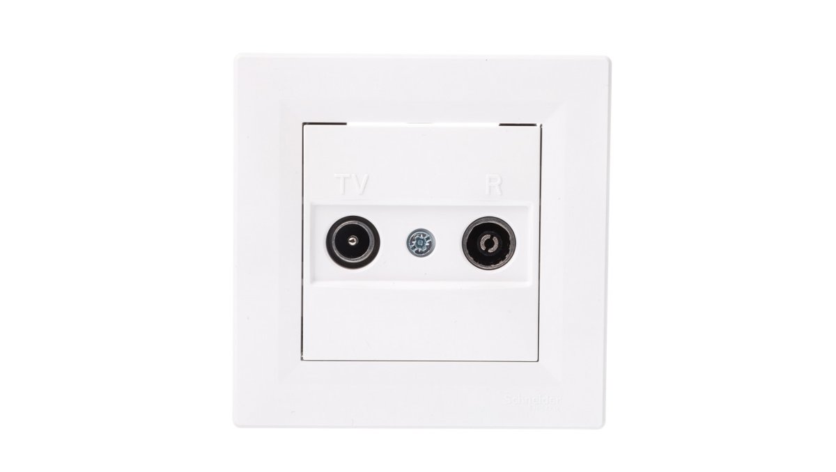 Schneider Electric ASFORA Gniazdo antenowe RTV końcowe 1dB białe EPH3300121 0001-00000-52992 [4352172]