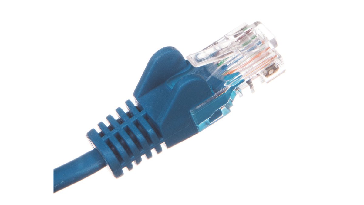 Goobay Cat5e UTP kabel sieciowy (2 X RJ45, 1 m) Niebieski 4040849683404