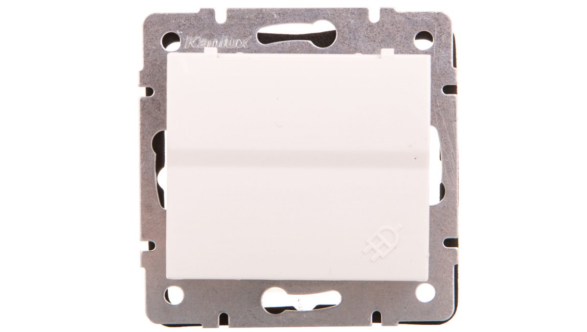 Kanlux Gniazdo z uziemieniem, IP-44, Schuko LOGI 02-1230-102 bi 25086