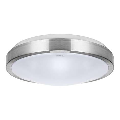 Ideus LAMPA sufitowa ALEX 03563 natynkowa OPRAWA okrągła LED 18W plafon IP44 srebrny biały 03563