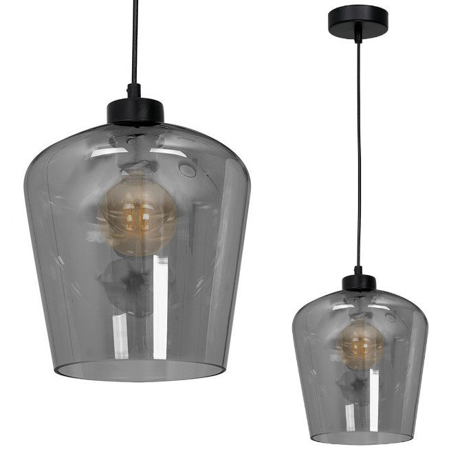 Milagro Lampa Wisząca Santiago Smoked 1x E27 MLP6606