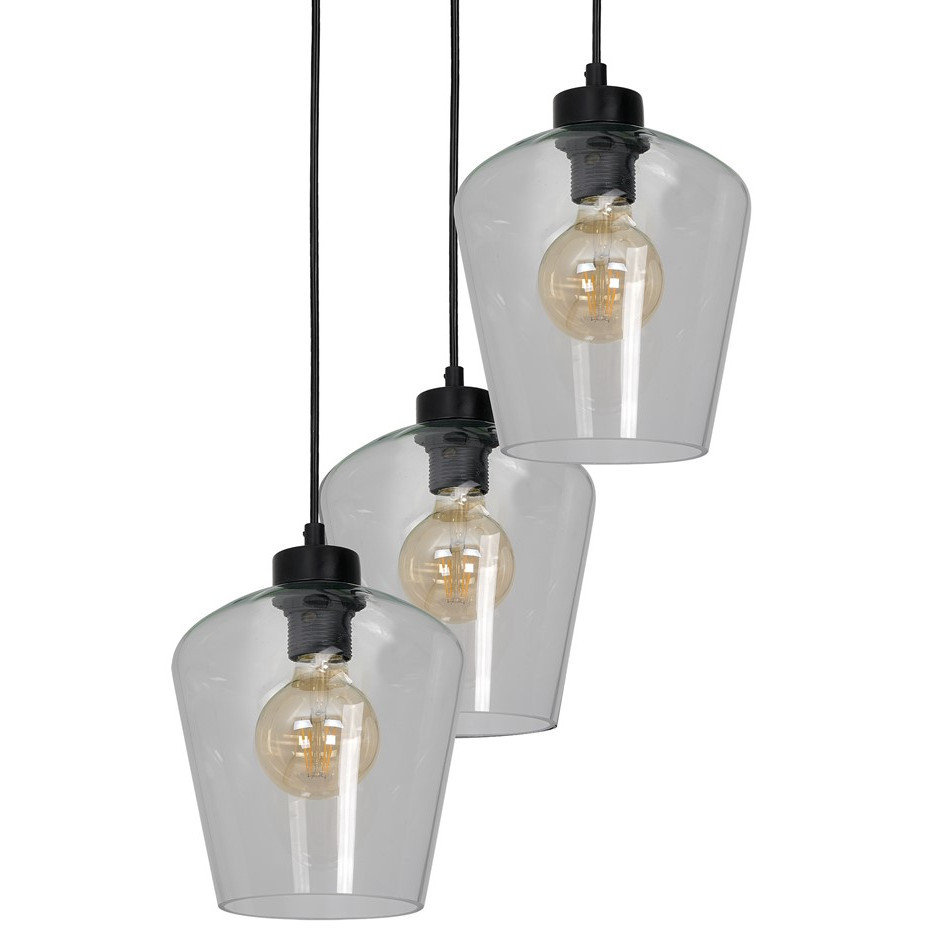 Milagro Lampa wisząca SANTIAGO CLEAR 3xE27 MLP6611
